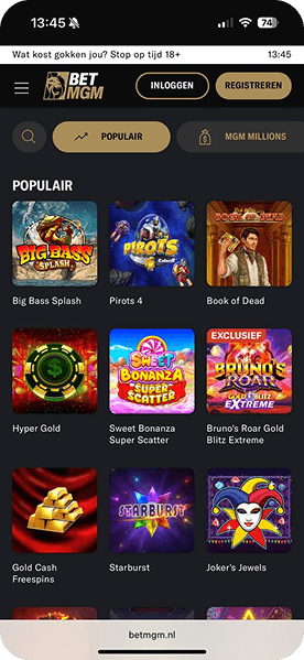 Online casino echt geld spelen op mobiel in Nederland