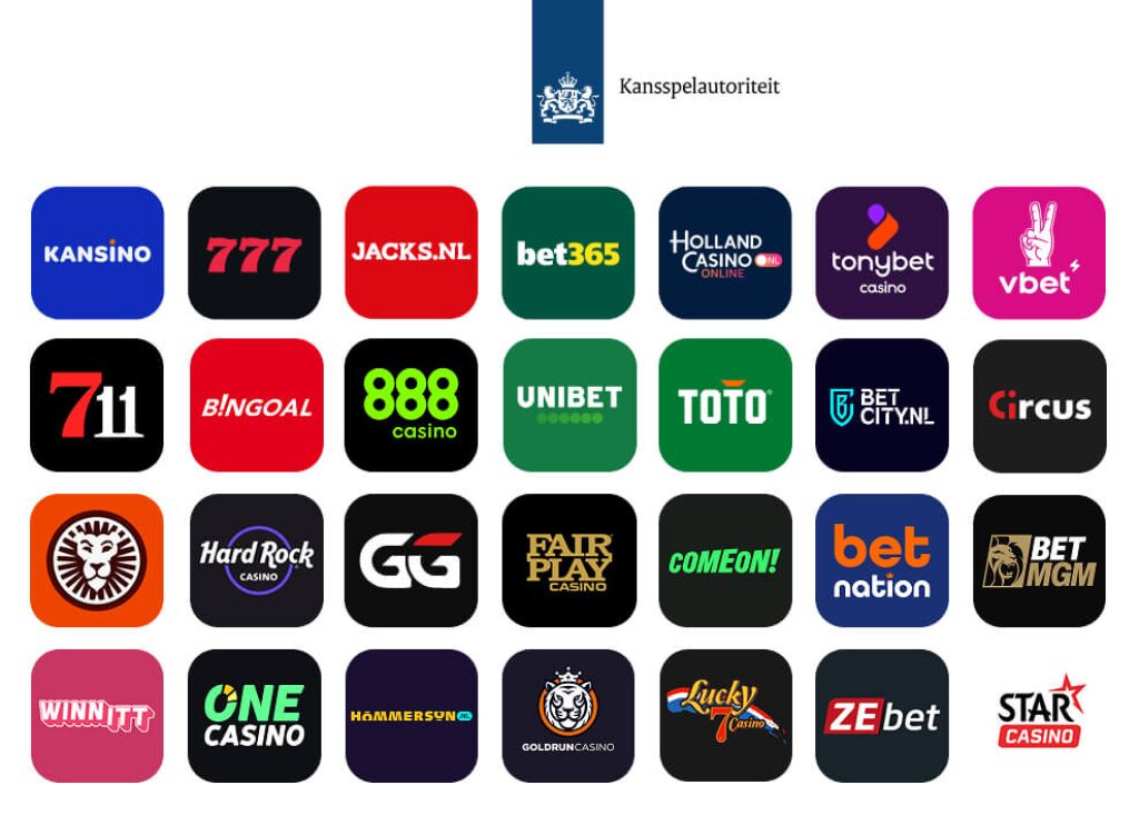 Alle legale online casino's in Nederland in 2026