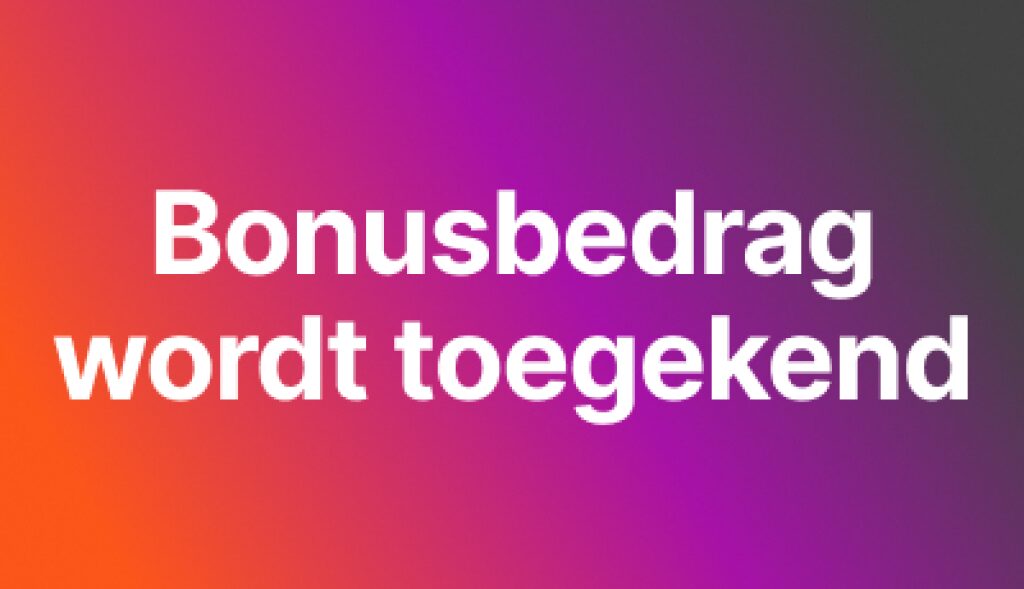 first deposit bonus bedrag geactiveerd