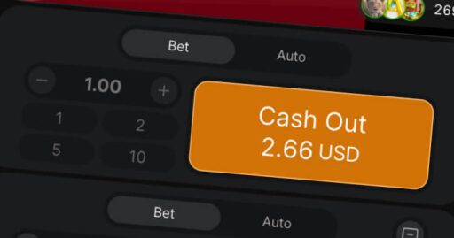 kies cash out op het moment dat je denkt dat dit verstandig is om je winst veilig te stellen