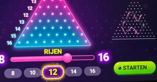Laat de plinko bal vallen - Start met Plinko spelen