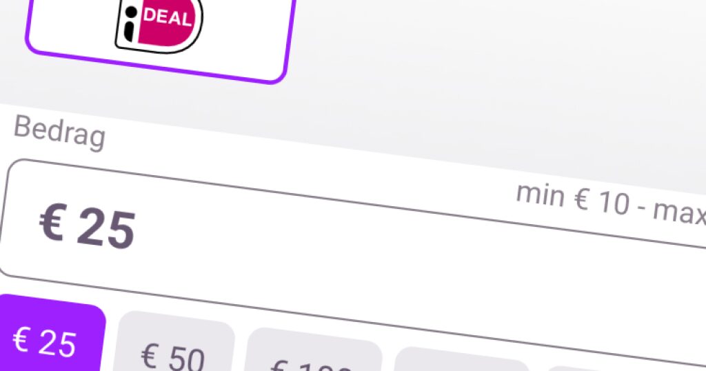 minimale storting maken