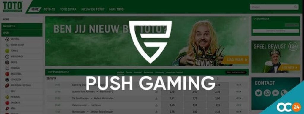 Toto voegt Push Gaming spellen toe