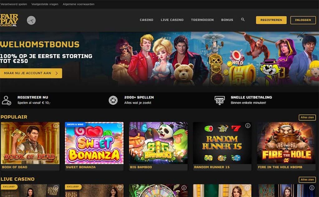 fairplay online casino homepage