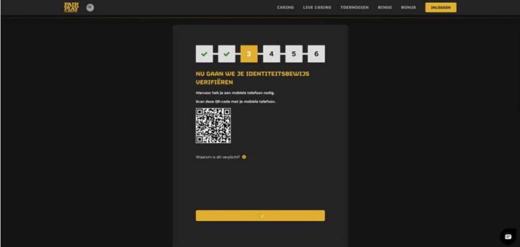 verificatie bij fairplay