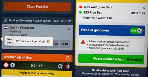 plaats je weddenschap