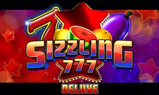 Sizzling 777 Deluxe fruitautomaat met klassieke symbolen