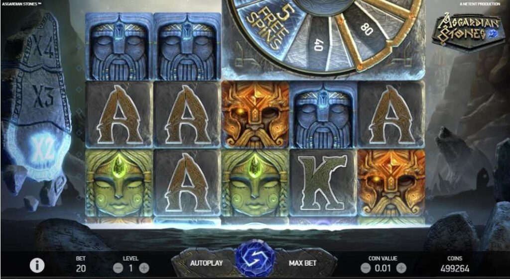 asgardian stones gokkast gameplay