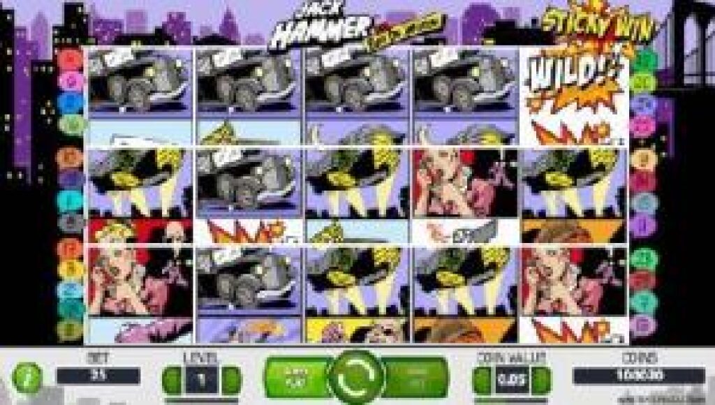 Jack Hammer slot gameplay