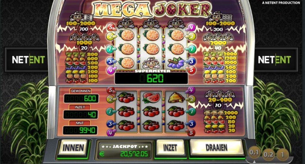 Mega Joker Gokkast met Supermeter Modus