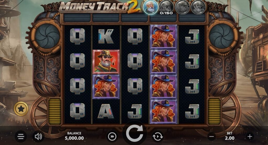 Screenshot van Money Track 2 Slot Demo van Stakelogic