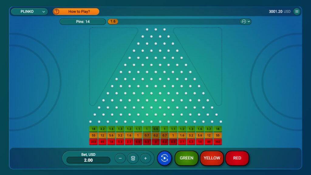 Spelbeeld van Plinko van Spribe