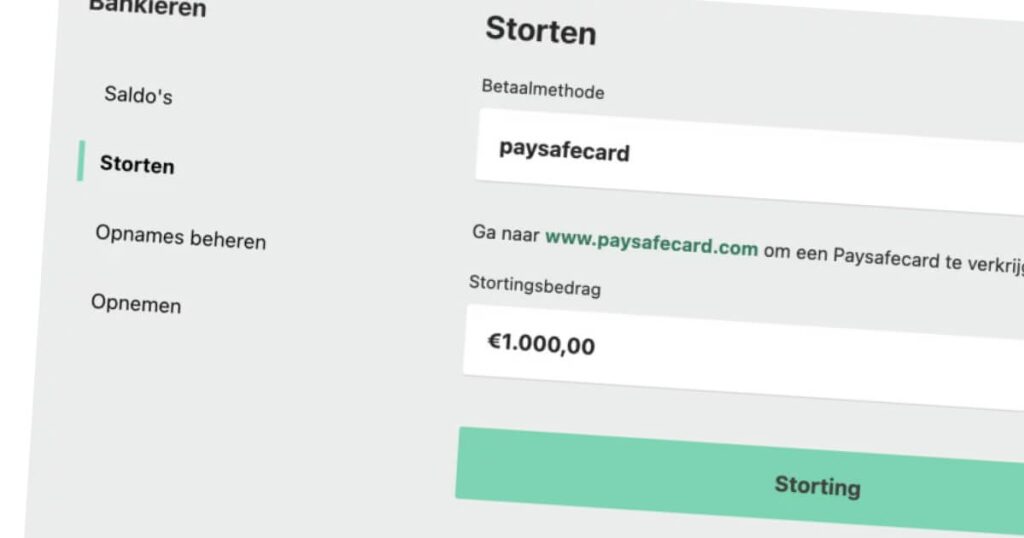 storten in mobiele online casinos