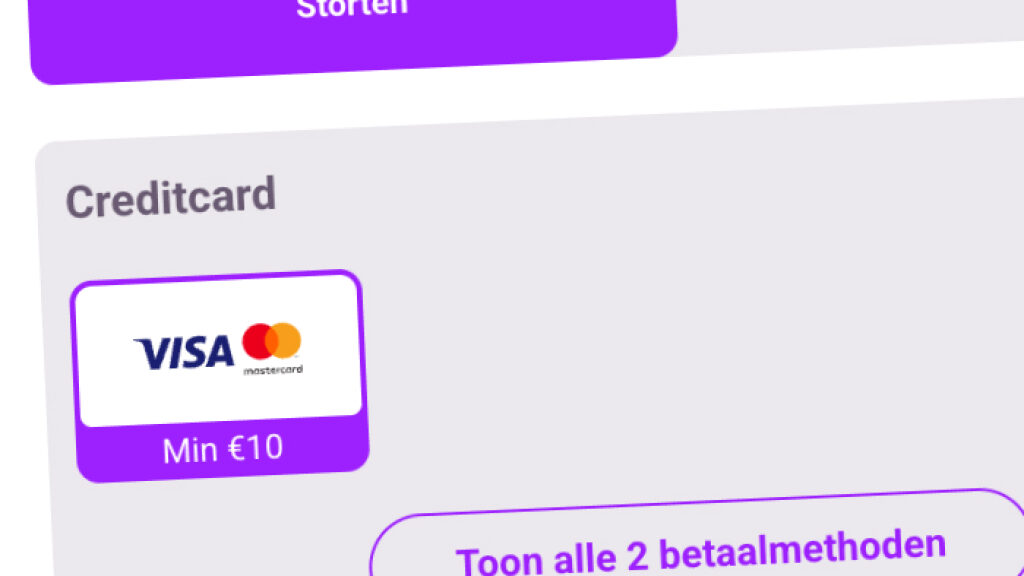 visa storting bij casino