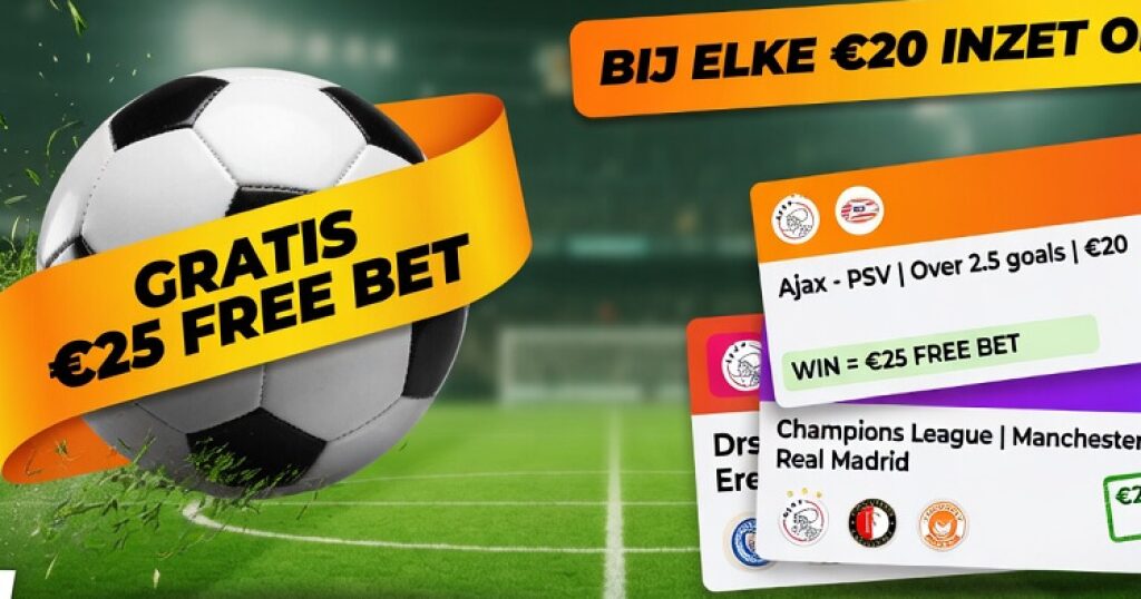 zoek een bookmaker met een free bets bonus