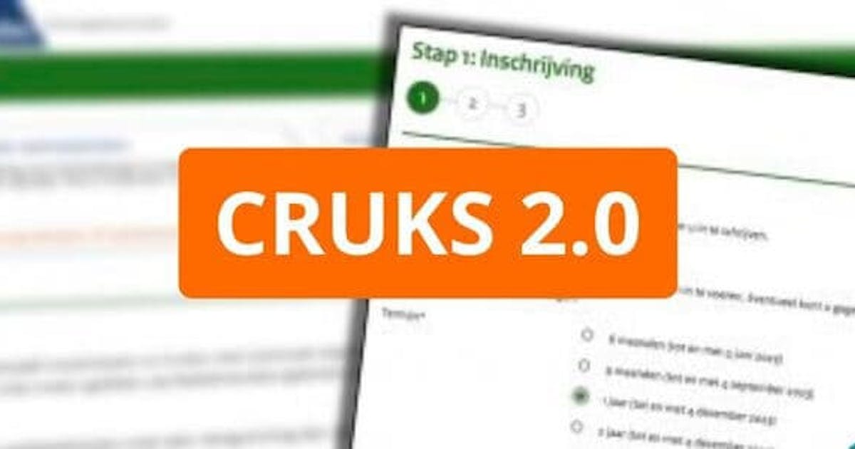inschrijving cruks
