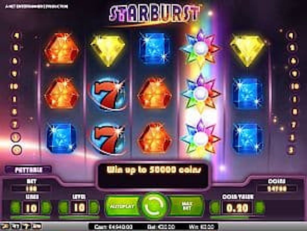 Starburst gokkast lijnen