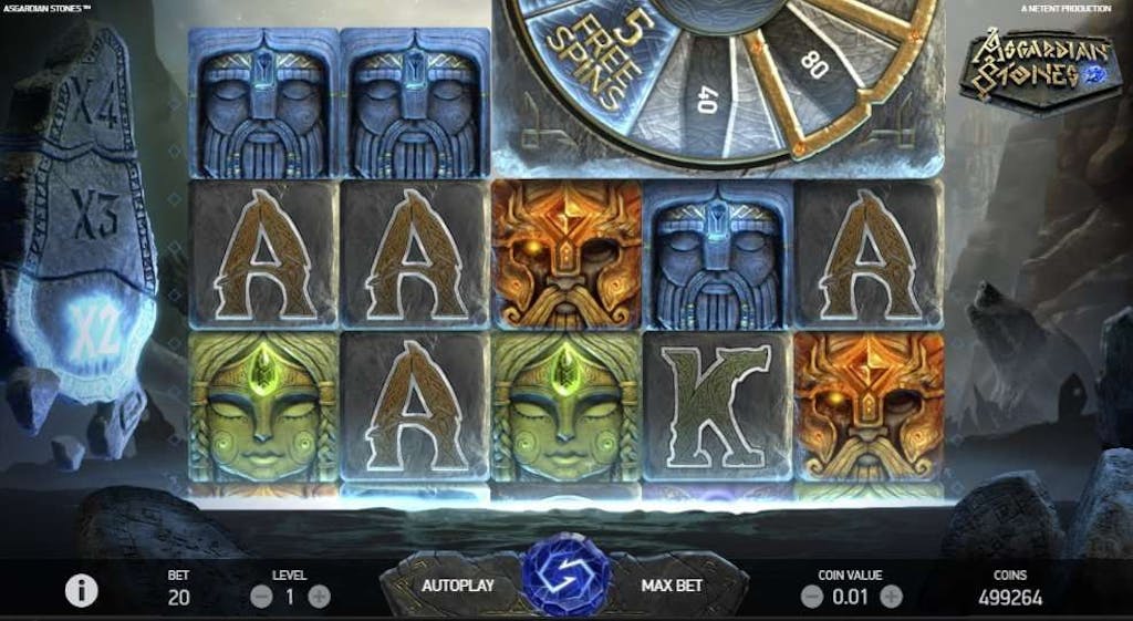 asgardian stones gokkast gameplay