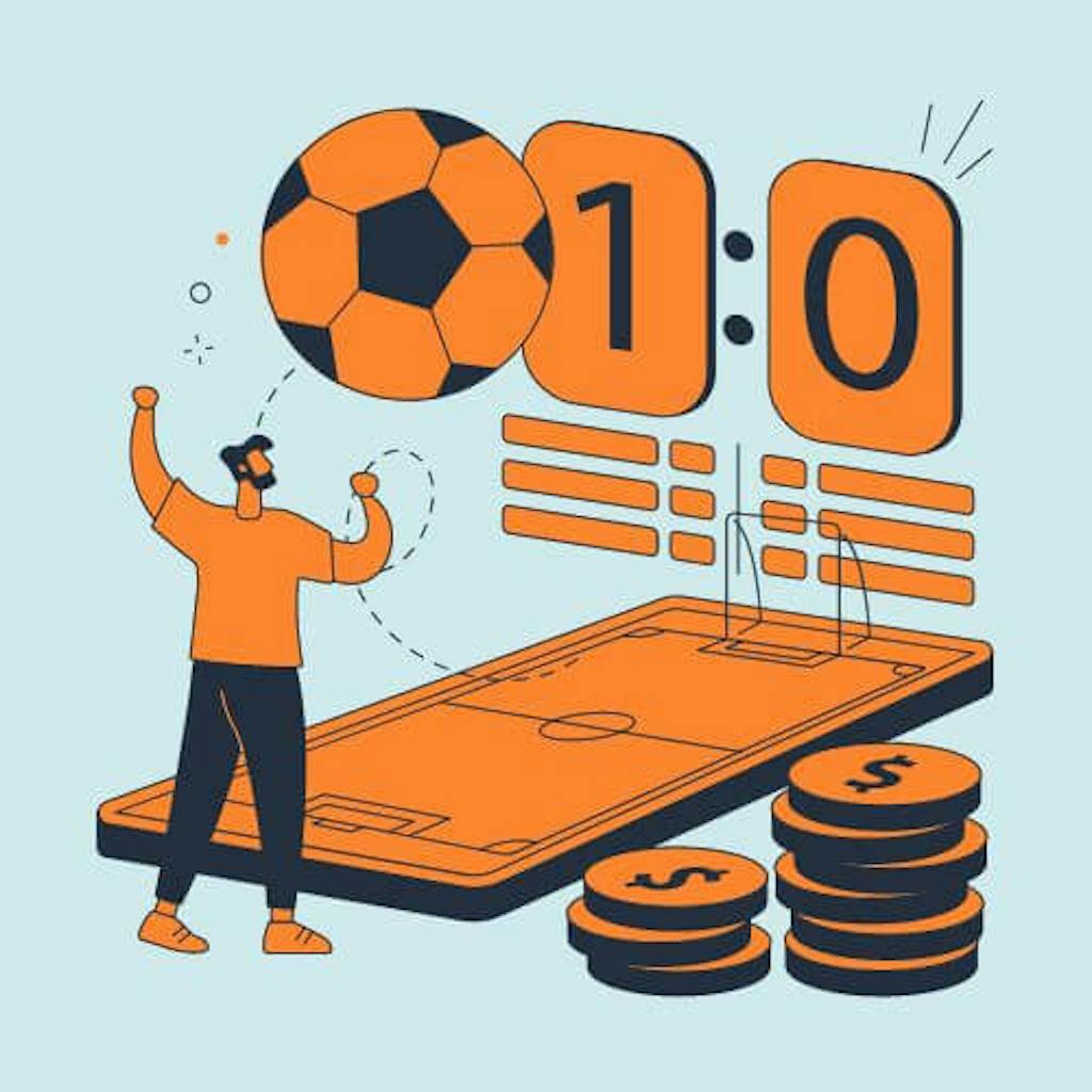 sportweddenschappen illustratie
