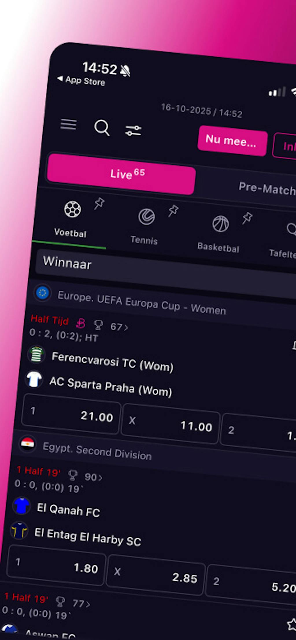 Vbet NL Sportweddenschappen