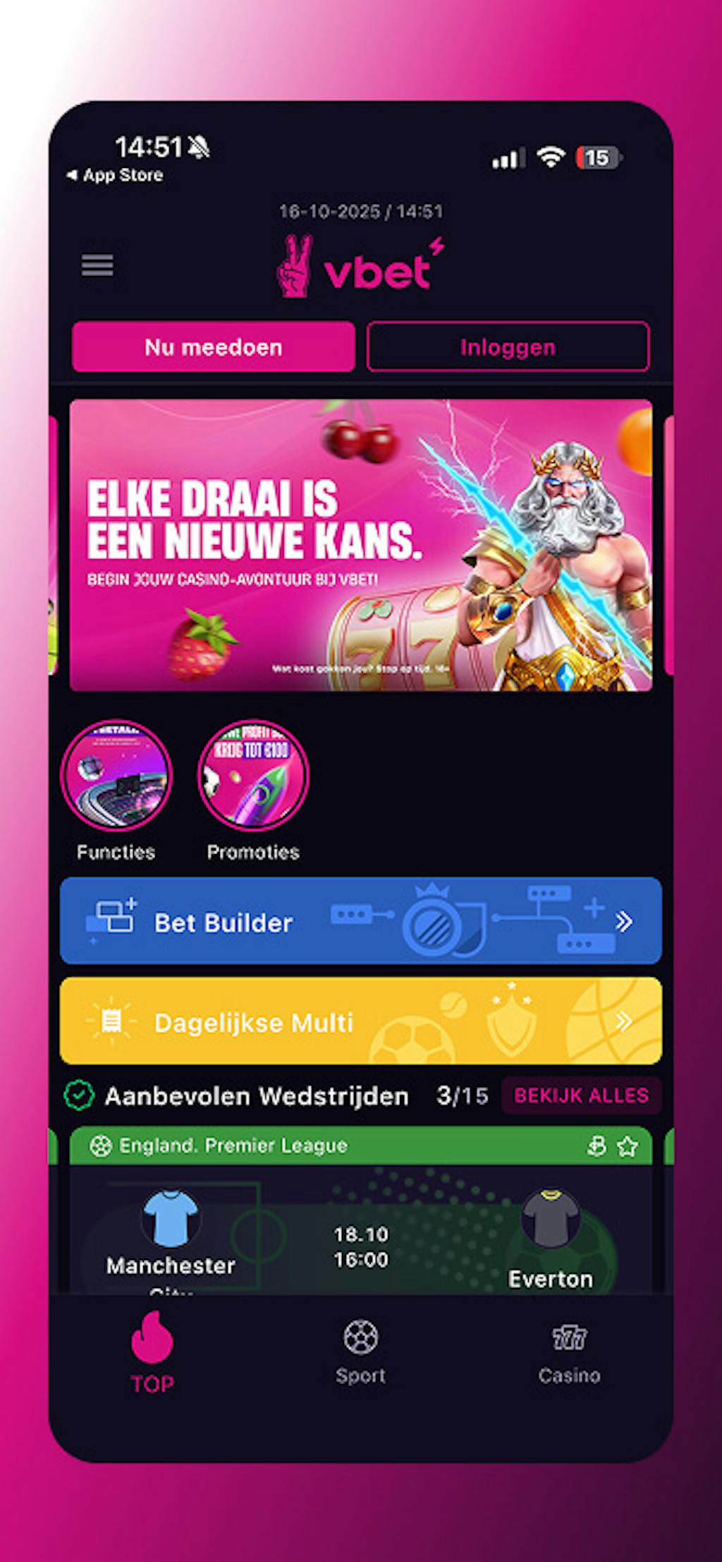 vbet casino app