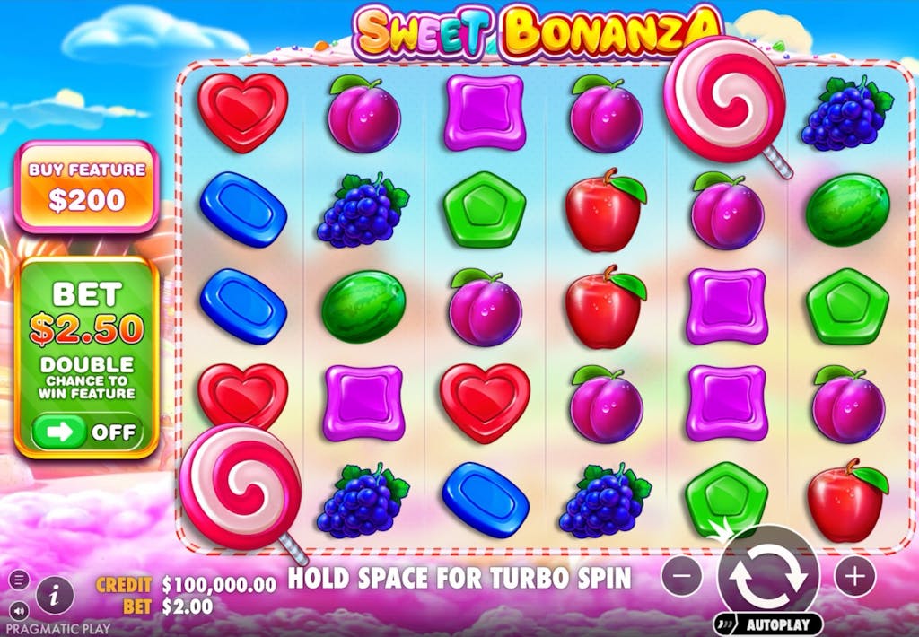 Screenshot van Sweet Bonanza Slot Demo van Pragmatic Play
