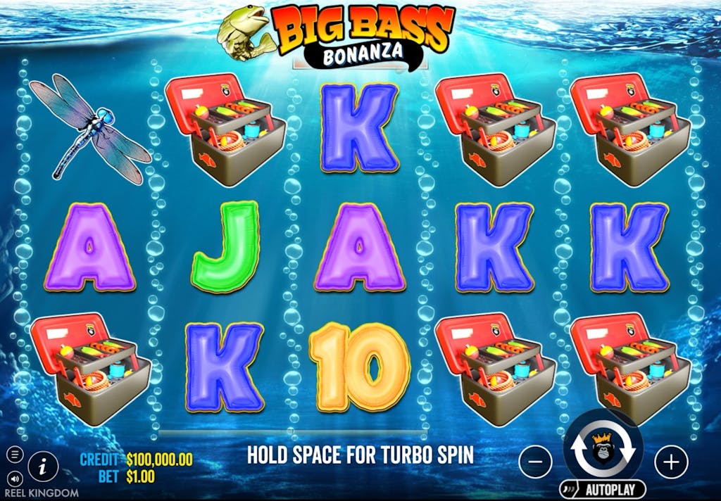 Screenshot van Big Bass Bonanza Slot Demo van Pragmatic Play