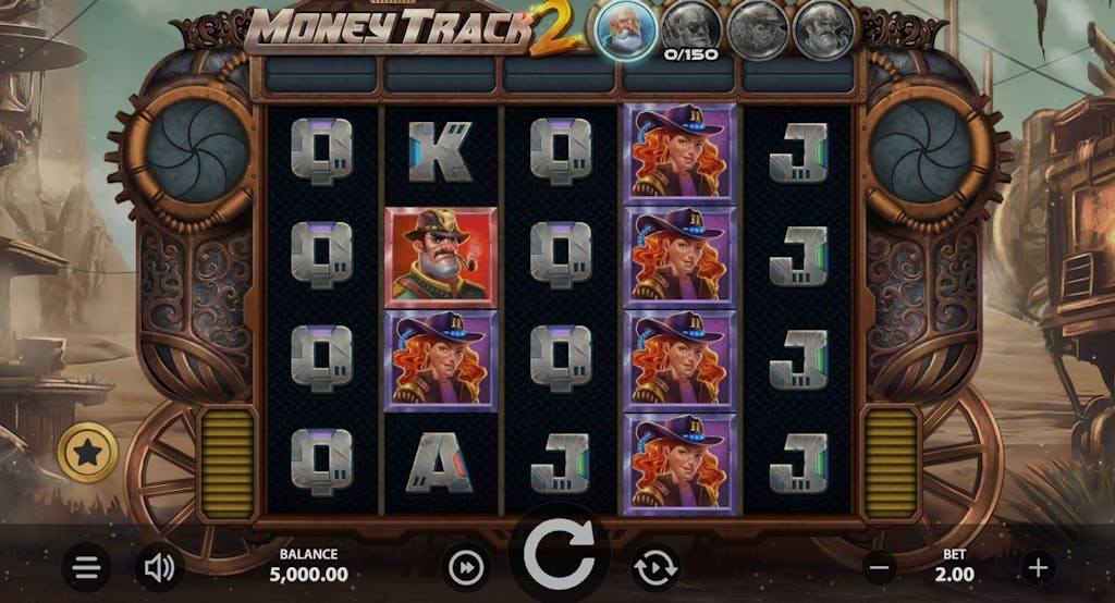Screenshot van Money Track 2 Slot Demo van Stakelogic