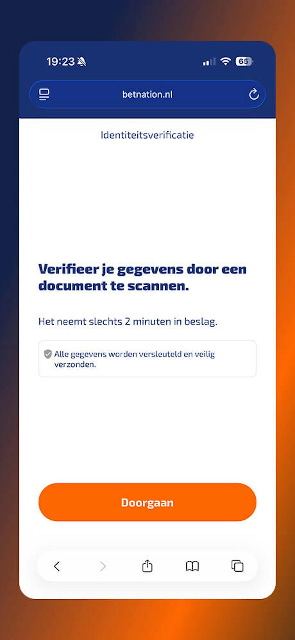 Identitieitsverificatie via iDIN bij Betnation