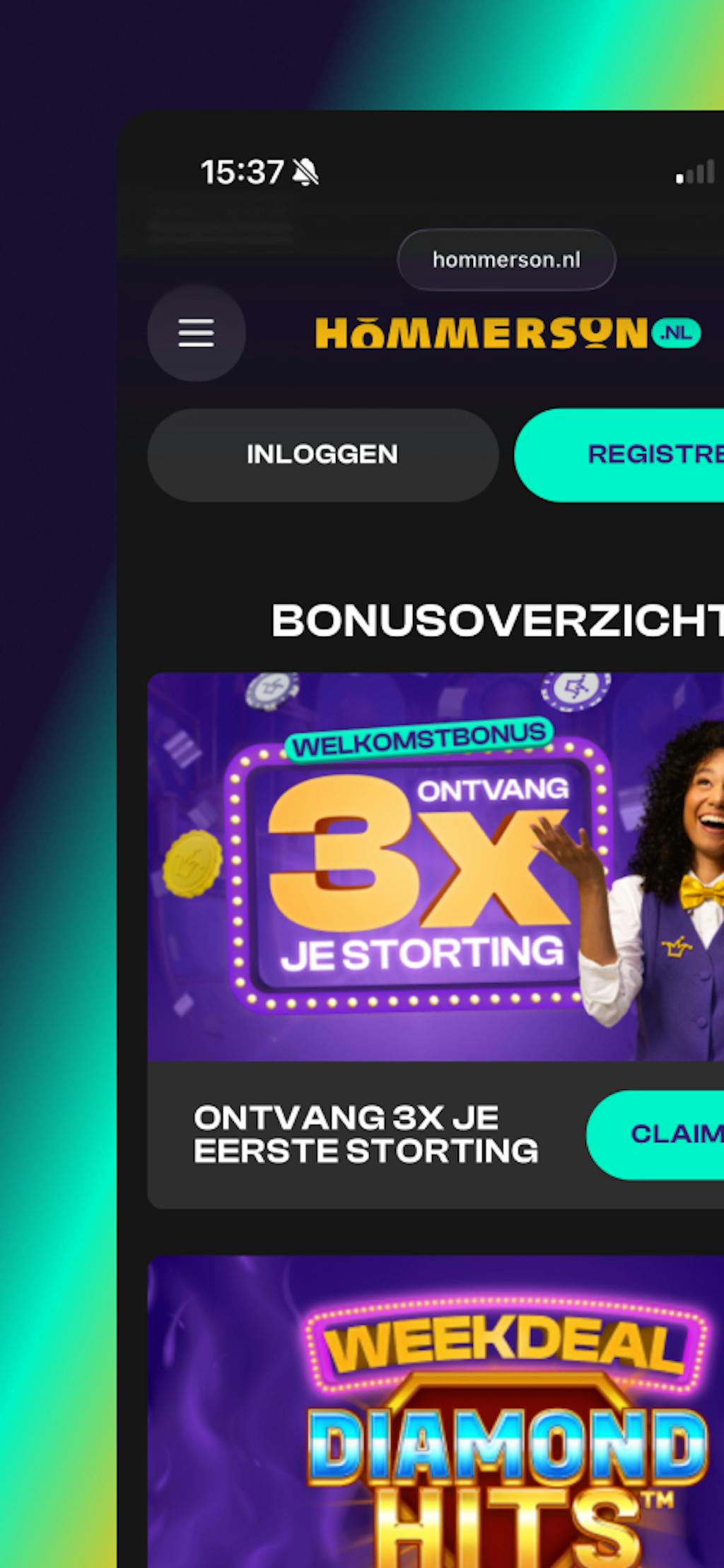 Hommerson Promoties pagina