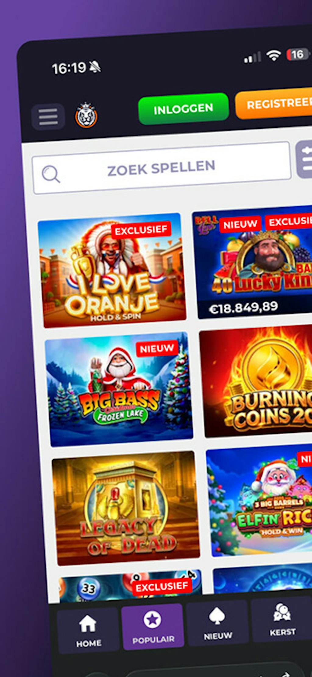 spellen bij goldrun casino