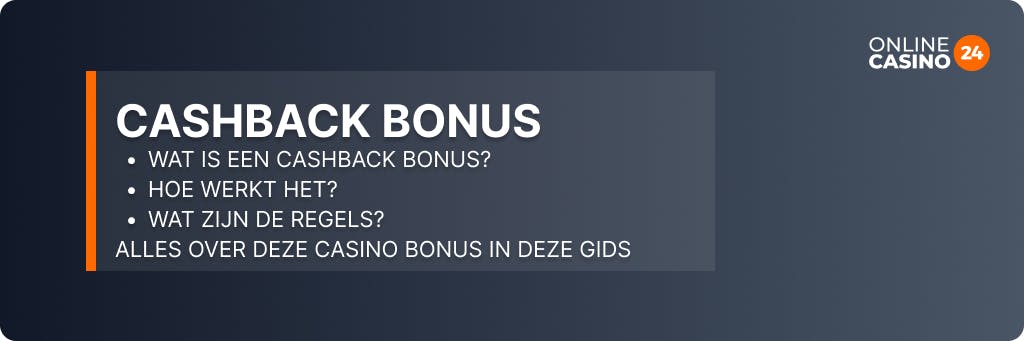 cashback casino bonus