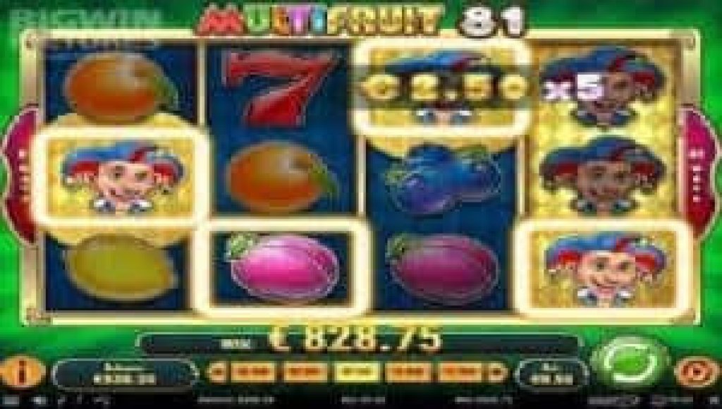 multifruit gokkast screenshot.