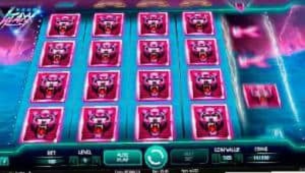 neon staxx gokkast screenshot.