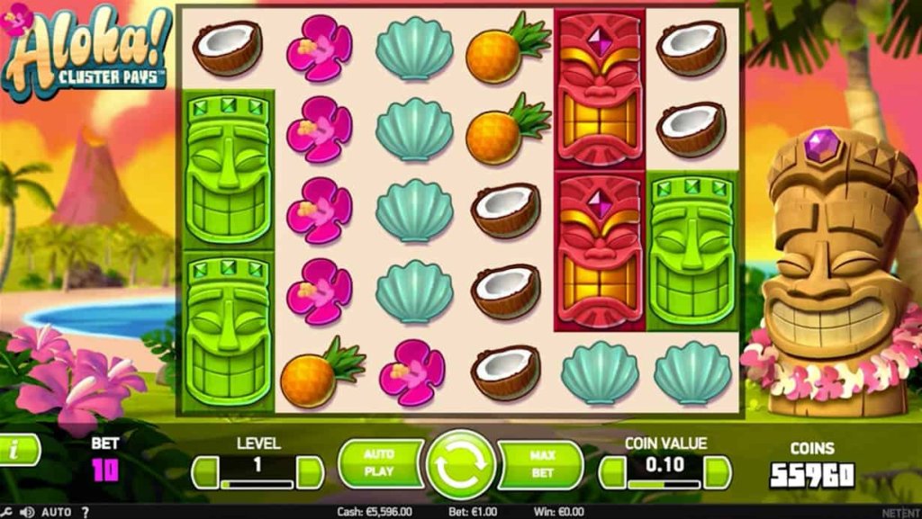 aloha cluster gokkast design
