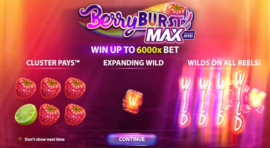 berry burst gokkast settings