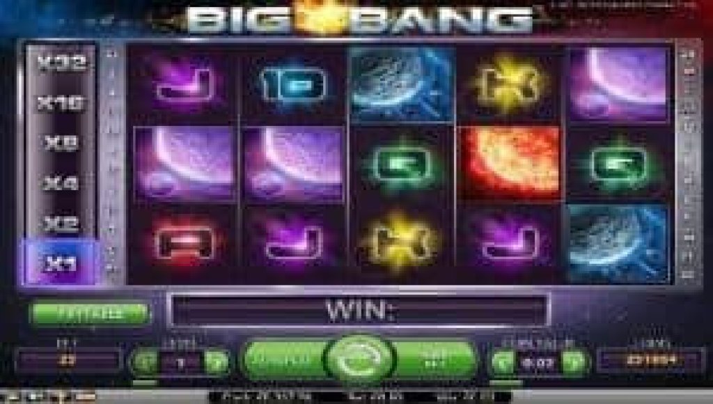 big bang gokkast screenshot spins