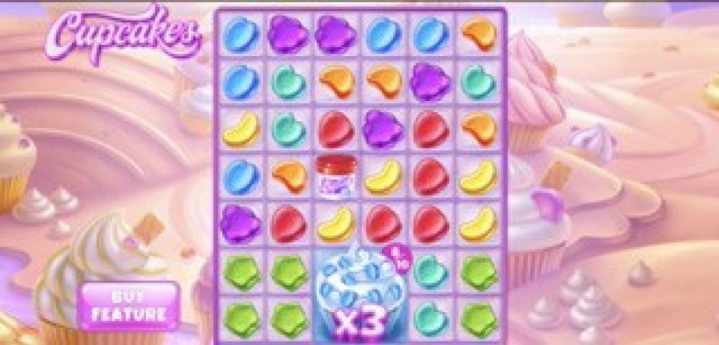 cupcake gokkast screenshot gameplay.