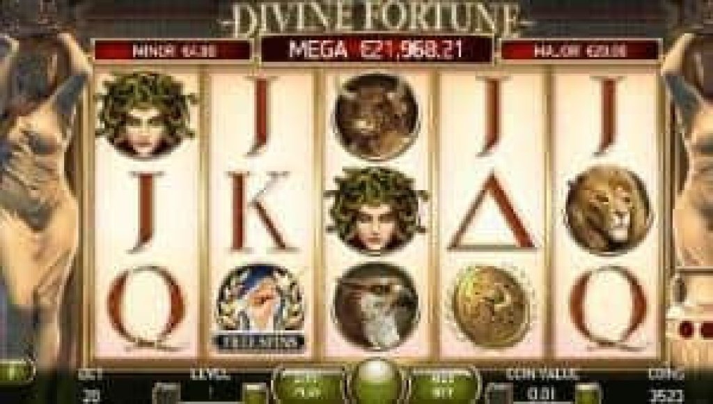 divine fortune gokkast symbols.