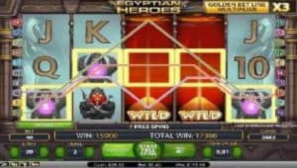 egyptian heroes gokkast win.