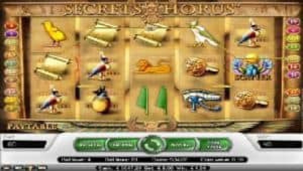 secrets of horus slot spins.