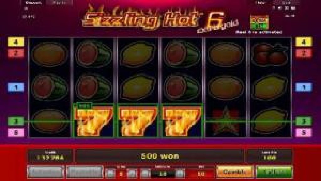 sizzling hot win.