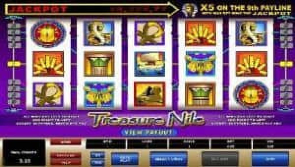 treasure nile rollen.
