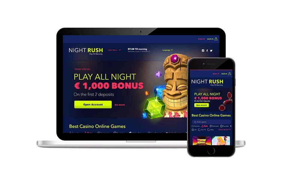 nightrush casino screenshot